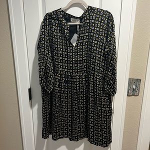 Maison Hotel - Savana Michelle Dress Noir - Black Women's Short Dress - Size XL